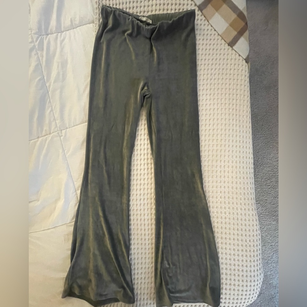 High-rise soft corduroy bell bottom pants